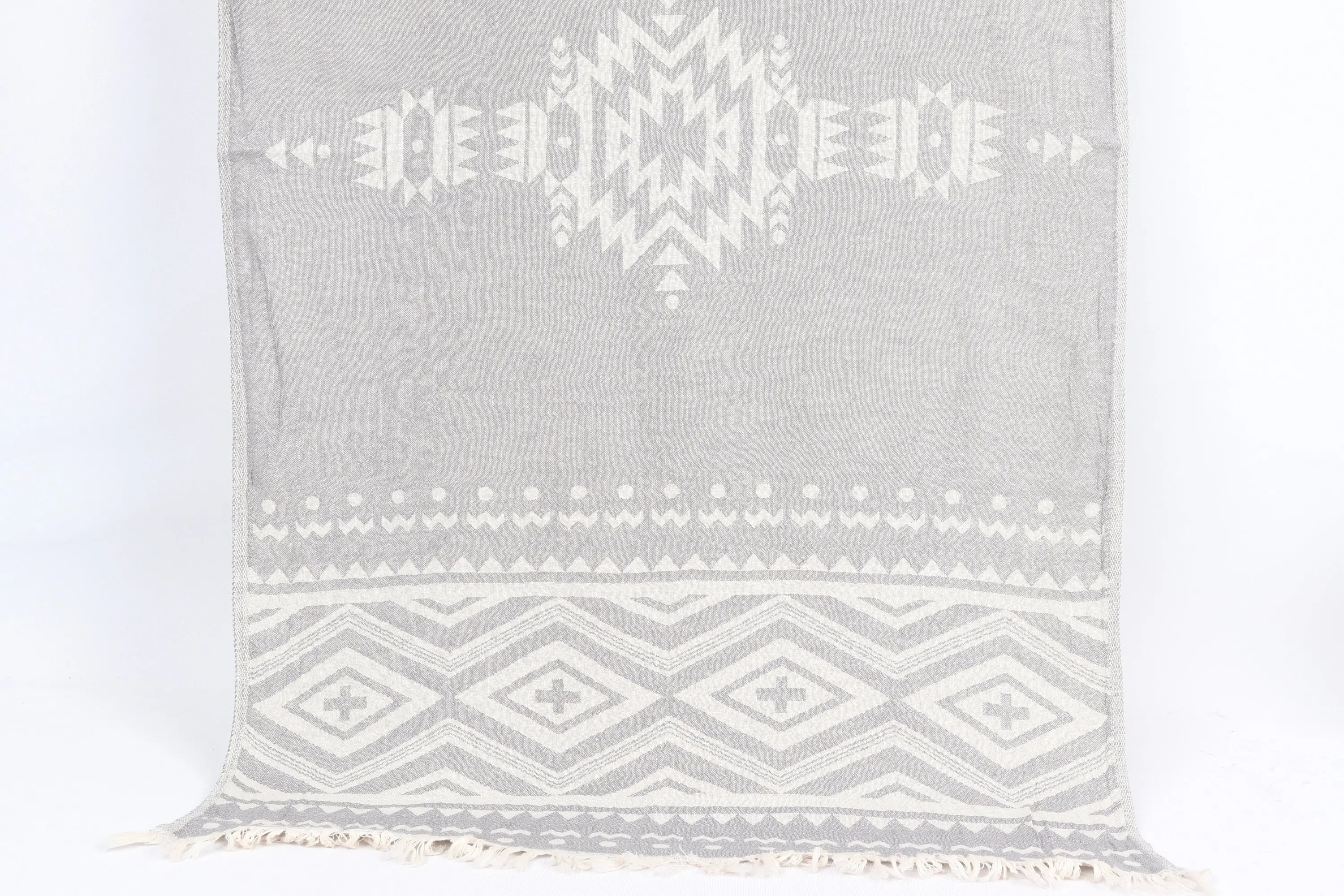 Plus Design Tea Towel Organic Cotton Dark Gray, 24x40 Inches - 1