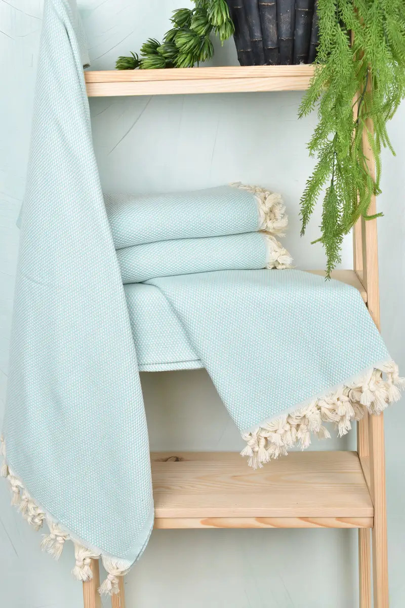 Embroidered Towel, Wedding Towel, Beach Towel Gift, Bachelor Party Favors, Large Turkish Towel, 70x40 Cotton Polka Dot Towel, Turkish Bath Towel USA - 6