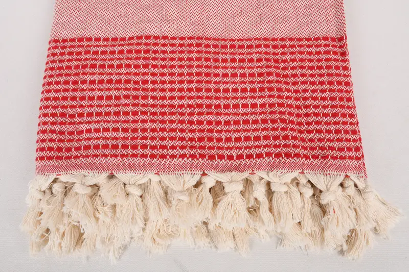 Throw Blanket, Decorative Blanket, Woven Blanket, 96x92 Cotton Striped Towel, Beach Theme Bachelorette Party, Bachelorette Party Favors Beach - 4
