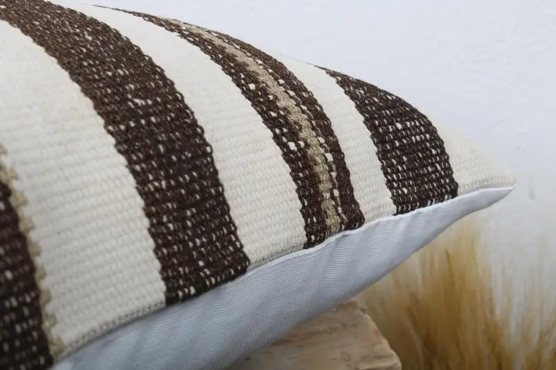 Luxury Pillow Sham, Kilim Cushion Sham, 18x18 Beige Pillow Case, Tribal Cushion, Pillow for Sofa, Home Decor Pillow, Cushion Cover - 6
