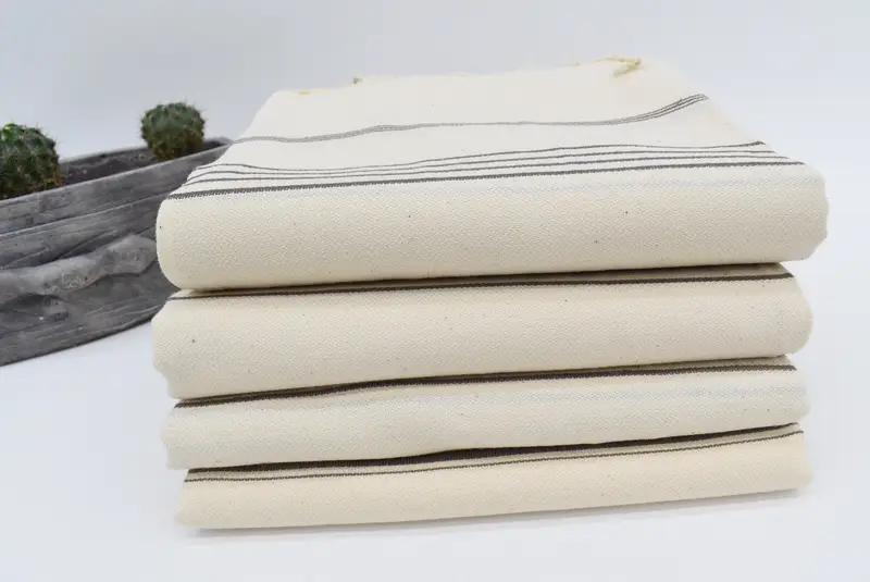 Lüks havlu, plaj için kumsuz peshtemal havlu, spa havlu, özel plaj havlu, peshtemal, 70x40 pamuklu çizgili havlu, monogramlı plaj havlu - 7