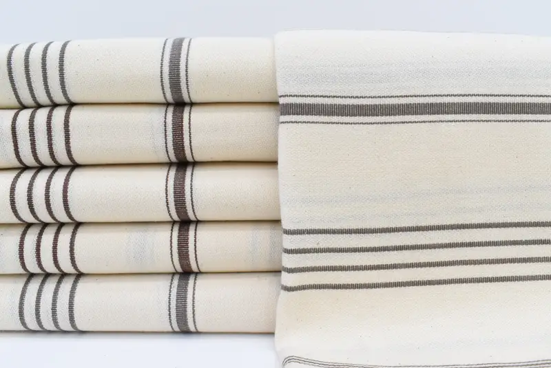 Lüks havlu, plaj için kumsuz peshtemal havlu, spa havlu, özel plaj havlu, peshtemal, 70x40 pamuklu çizgili havlu, monogramlı plaj havlu - 1