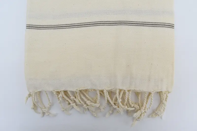 Lüks havlu, plaj için kumsuz peshtemal havlu, spa havlu, özel plaj havlu, peshtemal, 70x40 pamuklu çizgili havlu, monogramlı plaj havlu - 5