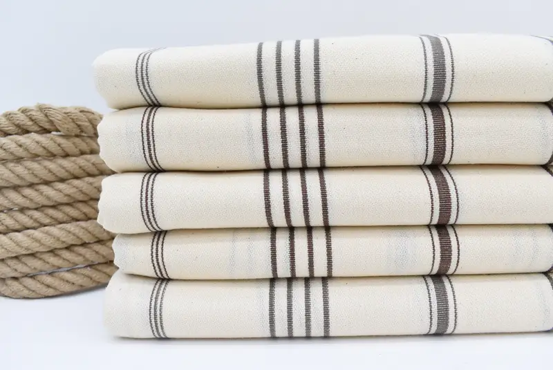 Lüks havlu, plaj için kumsuz peshtemal havlu, spa havlu, özel plaj havlu, peshtemal, 70x40 pamuklu çizgili havlu, monogramlı plaj havlu - 2
