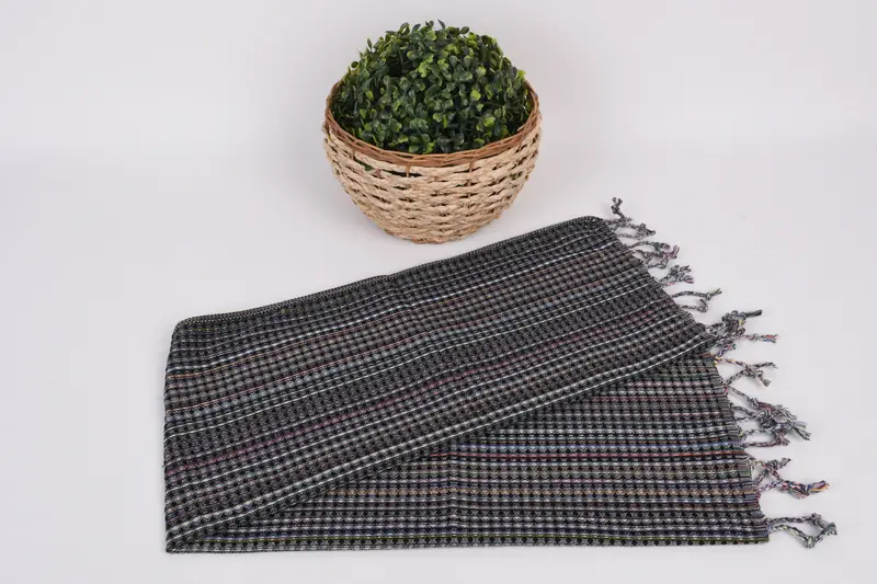 Brautduschengeschäfte, 38x18 Baumwollgeometrische Handtuch, türkisches Handtuch, Handtuch für Wohnkultur, Monogrammküchentuch, Personalisiertes Geschirrtuch - 4