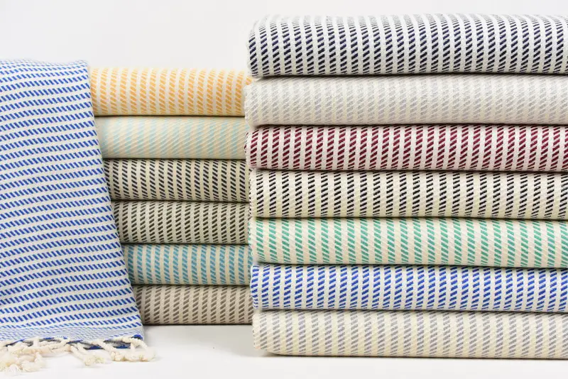 Nedime hediyeleri, Türk çay havlu, onun için hediye, plaj düğün lehine, doğum günü hediyesi, en iyi arkadaş hediyesi, 40x20 pamuk polka nokta havlu, düğün hediyesi - 2