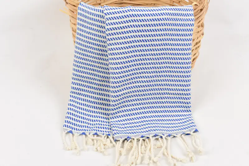 Nedime hediyeleri, Türk çay havlu, onun için hediye, plaj düğün lehine, doğum günü hediyesi, en iyi arkadaş hediyesi, 40x20 pamuk polka nokta havlu, düğün hediyesi - 5