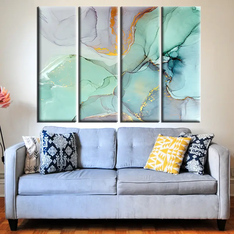 Marble Canvas, Abstract Wall Art Canvas, Canvas Print, Abstract Canvas Print, Marble Wall Decor, Canvas Painting, Modern Abstract Canvas, - 3