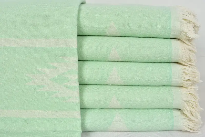 Gifts For Him, Bridesmaid Towel, Bridemaids Beach Towel, Custom Wedding Gifts, Anniversary Gift For Her, Handmade Gift, 70x40 Cotton Geometric Towel - 1