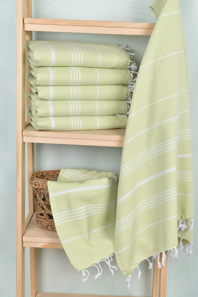 70x40 Cotton Striped Towel, Personalized Turkish Towel, Personalized Wedding Gift, Luxury Beach Towel, House Warming Gift, Bachelor Gifts, Spa Towel - 3