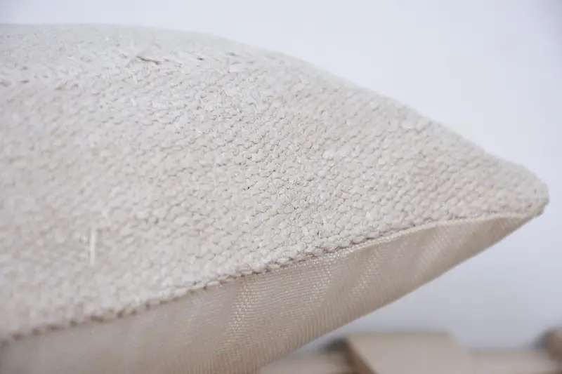 Ethnical Kilim Rug Pillow, Cushion Case, Decorative Bolster Pillow Cover, Handmade Kilim Cushion, 10x20 White Cushion, Turkish Pillow - 7