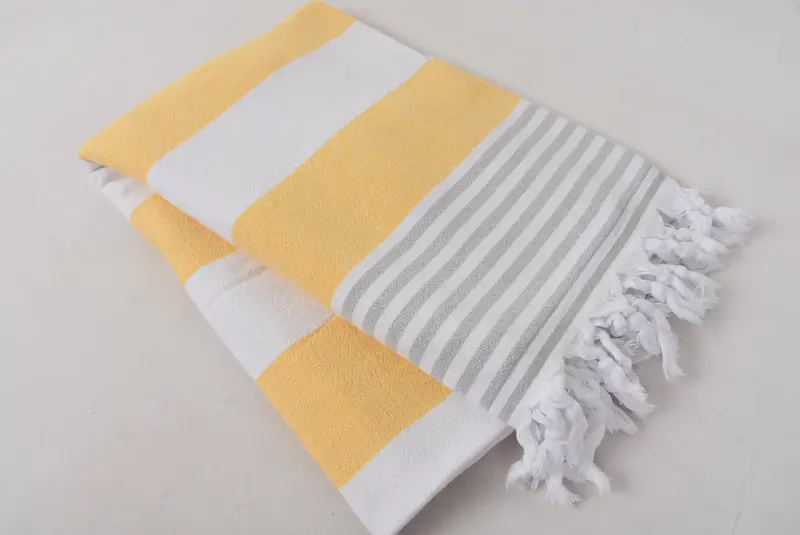 Anniversary Gift For Her, 68x36 Cotton Striped Terry Towel, Gift For Him, Turkish Towel Monogram, Yoga Towel, Housewarming Gift, Best Beach Towel - 6