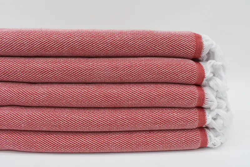 Memorial Gift, Organic cotton peshtemal for spa and beach, 70x40 Cotton Herringbone Towel, Sand-free towel, Quick-dry towel, Best Friend Gift - 1
