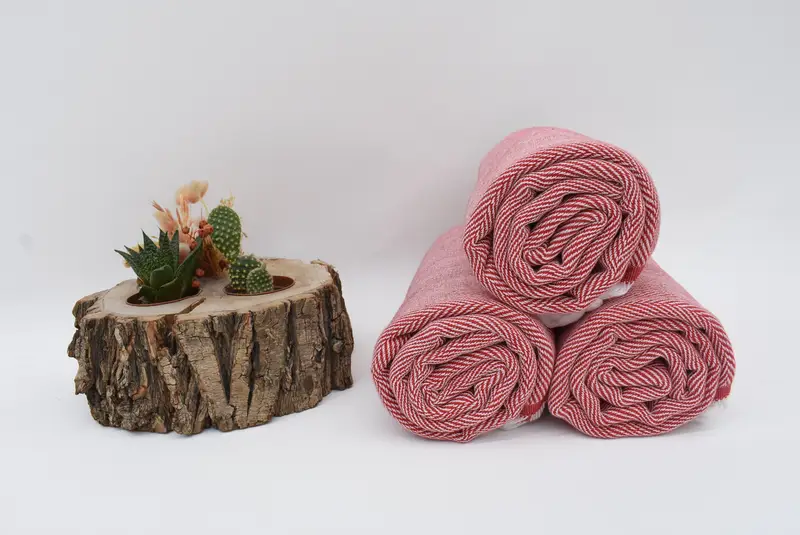 Memorial Gift, Organic cotton peshtemal for spa and beach, 70x40 Cotton Herringbone Towel, Sand-free towel, Quick-dry towel, Best Friend Gift - 8