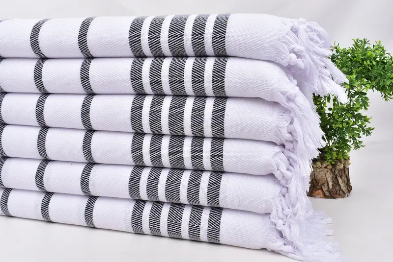 Nedime havlu, ev ısınma hediyesi, düğün hediyesi, en iyi düğün hediyesi, 36x24 pamuklu balıksırtı havlu, kişiselleştirilmiş bulaşık havlu, mutfak havlu - 3