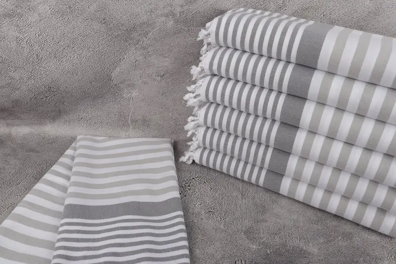 68x36 Cotton Striped Towel, Bachelorette Party Favors, Wedding Shower Gift, Best Friend Gift, Guest Towel, Eco-Friendly Turkish Towel, Luxury towel - 2