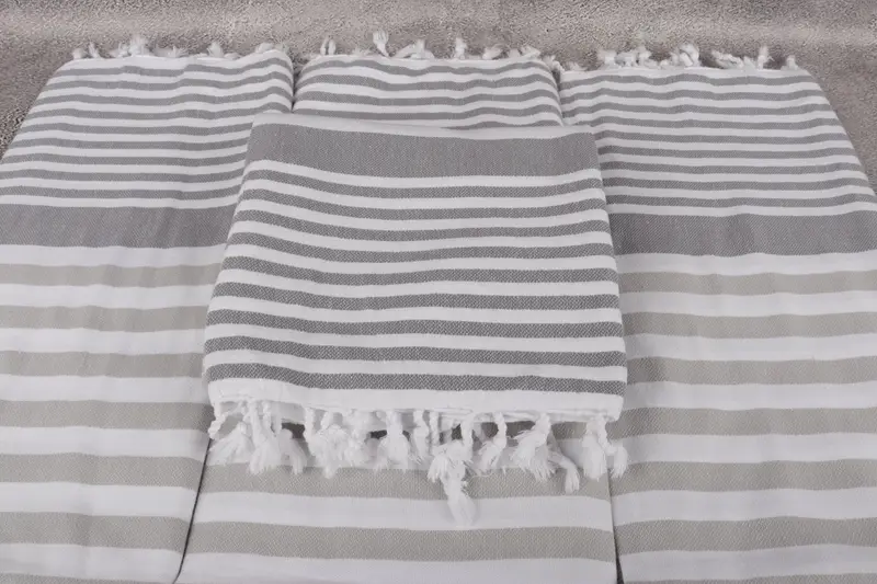 68x36 Cotton Striped Towel, Bachelorette Party Favors, Wedding Shower Gift, Best Friend Gift, Guest Towel, Eco-Friendly Turkish Towel, Luxury towel - 4
