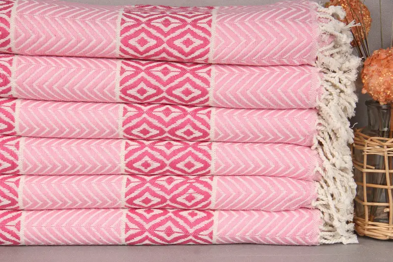 Turkish bath towel, Bachelorette Party Favor, Yoga Towel, 70x40 Cotton Chevron Towel, Soft towel, Personalized Wedding Gift, Beach Towel Bulk - 2