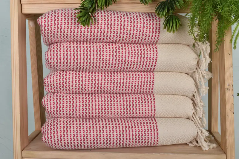 Turkish Tea Towel, Embroidery Towel, 40x20 Cotton Diamond Towel, Guest Towel, Turkish Towel Hand Towel, Small Bath Towels, Anniversary Gift For Her - 1
