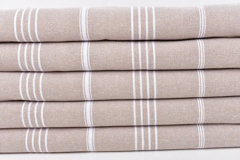 Organic Towel, Christmas Favors, Best Friend Gift, 70x40 Cotton Striped Towel, Travel Towel, Bachelor Bachelorette Party Favors, Personalized Gifts - 2