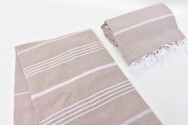 Organic Towel, Christmas Favors, Best Friend Gift, 70x40 Cotton Striped Towel, Travel Towel, Bachelor Bachelorette Party Favors, Personalized Gifts - 7