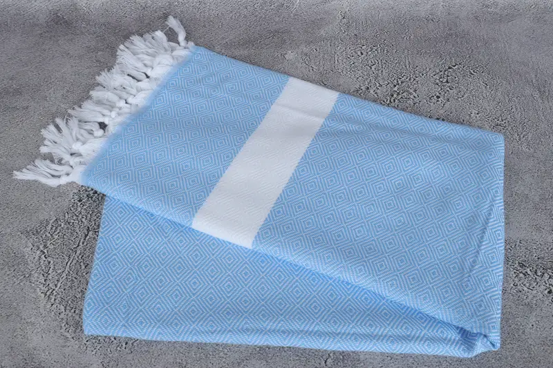 Turkish Beach Towel Monogram, Home Decor Towel, Bachelorette Party Gifts Bridesmaids, Fouta towel, 70x40 Cotton Diamond Towel, Turkish Towel USA - 6