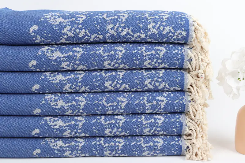 Yoga Towel, Quick-Dry Beach Towel, 70x40 Cotton Carretta Patterned Towel, Bridesmaid Favors, Thin towel, Bachelorette Party Gift, Decorative Towel - 4