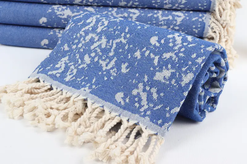 Yoga Towel, Quick-Dry Beach Towel, 70x40 Cotton Carretta Patterned Towel, Bridesmaid Favors, Thin towel, Bachelorette Party Gift, Decorative Towel - 5