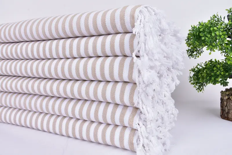 Tablecloth, Bachelorette Party Favors, Throw Blanket Couch, Shower Curtain, Gift For Best Friend, 104x76 Cotton Striped Towel, Turkish Bedcover - 3