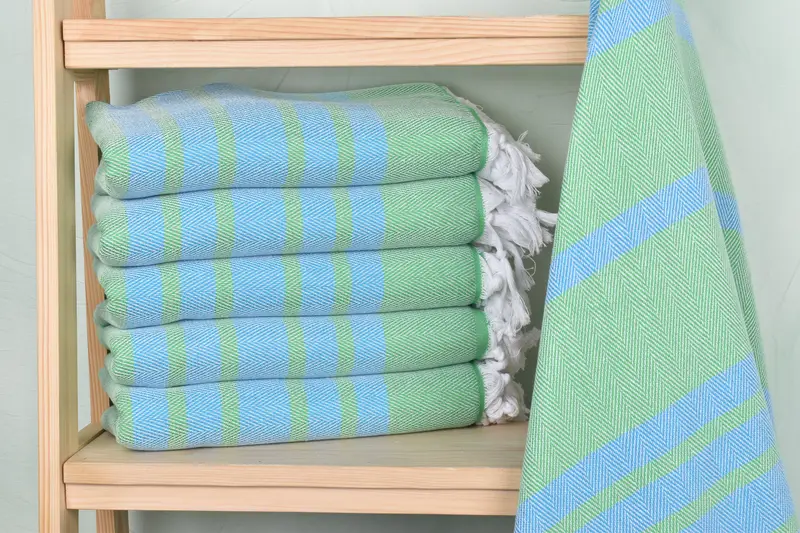 Lightweight Turkish towel, Quick-dry peshtemal, Maid Of Honor Gift, 68x36 Cotton Chevron Towel, Monogram Turkish Towel, Custom Turkish Towel - 2