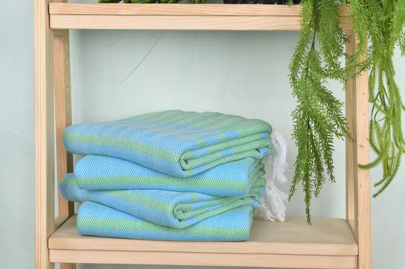 Lightweight Turkish towel, Quick-dry peshtemal, Maid Of Honor Gift, 68x36 Cotton Chevron Towel, Monogram Turkish Towel, Custom Turkish Towel - 7
