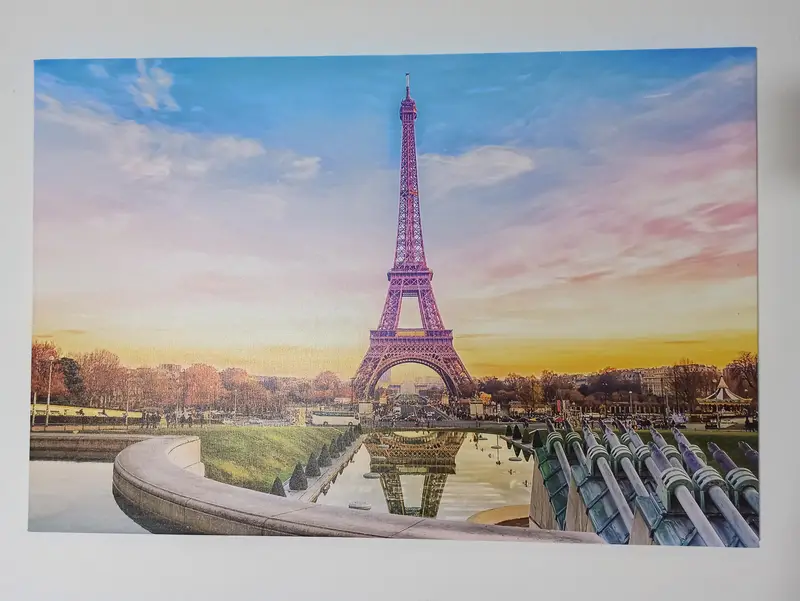 Paris Wall Art, Eiffel Tower Canvas, France Landscape Print, Paris Landscape Wall Art, Eiffel Tower Landscape, Eiffel Lover Gift, Home Decor - 1