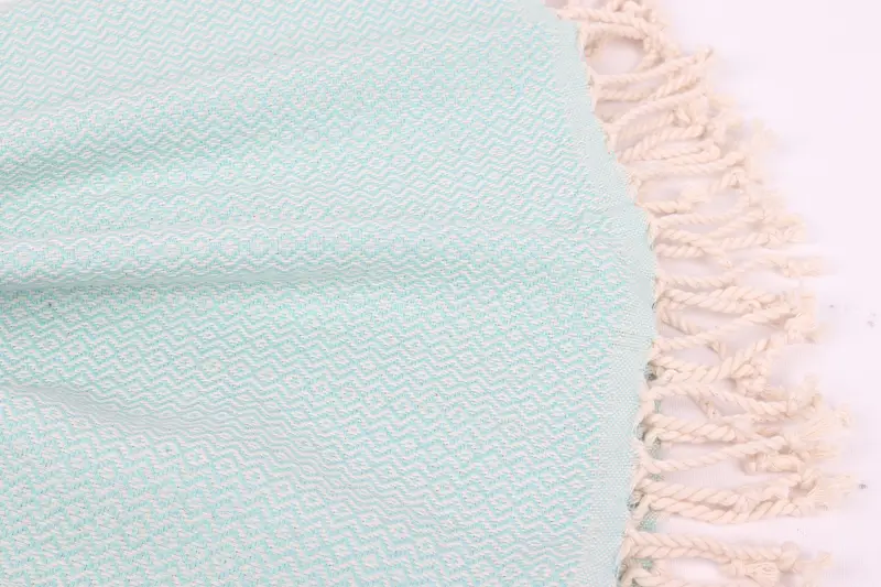 70x40 Cotton Diamond Towel, Gift For Wedding Day, Sand-free towel, Personalised Gift, Housewarming Gift, Peshtemal Towel, Monogram Beach Towel - 8