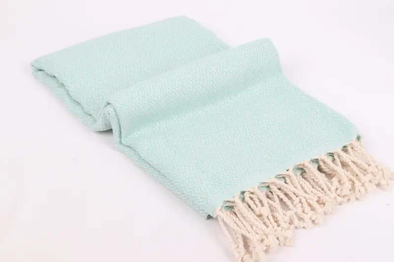 70x40 Cotton Diamond Towel, Gift For Wedding Day, Sand-free towel, Personalised Gift, Housewarming Gift, Peshtemal Towel, Monogram Beach Towel - 6
