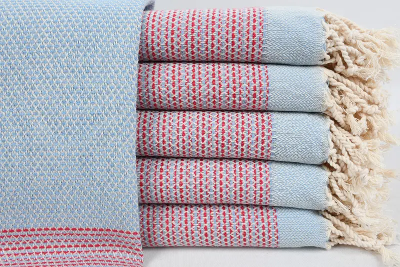 Sand-resistant towel, Personalized Gifts, Thin towel, Maid Of Honor Gift, 70x40 Cotton Geometric Towel, Fringed Turkish peshtemal beach towel USA - 1