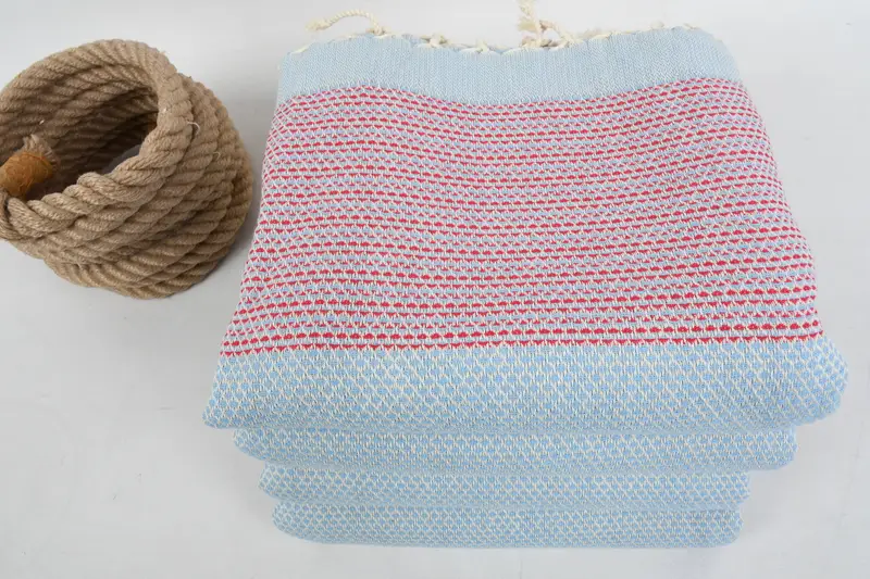 Sand-resistant towel, Personalized Gifts, Thin towel, Maid Of Honor Gift, 70x40 Cotton Geometric Towel, Fringed Turkish peshtemal beach towel USA - 5