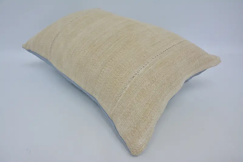Handmade Kilim Cushion, 16x24 Beige Pillow, Pillow Cover, Accent Throw Pillow Sham, Home Decor Pillow, Pet Pillow Case, Kilim Pillow Cover - 6