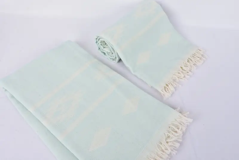 70x36 Cotton Geometric Towel, Personalized Bridesmaid Gift, Yoga Towel, Personalized Wedding Gift, Gifts For Him, Personalized Gift For Him - 7