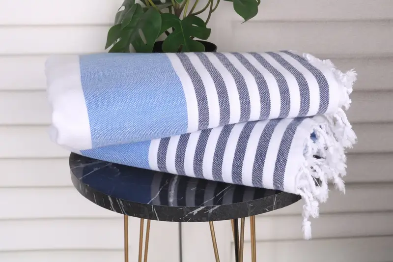 Custom Wedding Gift, Gym Towel, Bachelorette Party Favors, Summer Gift, Custom Gifts, 70x40 Cotton Striped Towel, Summer Towel, Custom Bath Towel - 3
