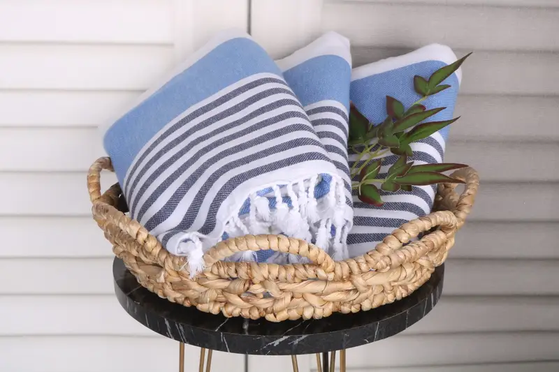 Custom Wedding Gift, Gym Towel, Bachelorette Party Favors, Summer Gift, Custom Gifts, 70x40 Cotton Striped Towel, Summer Towel, Custom Bath Towel - 5