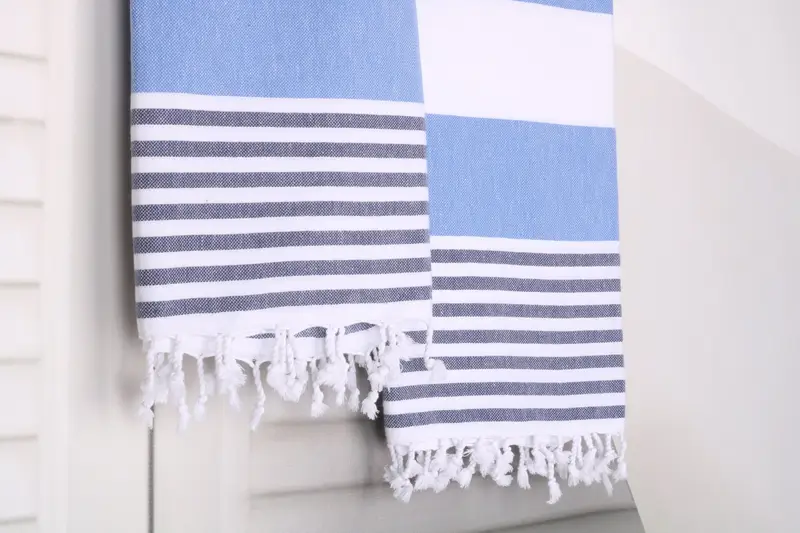 Custom Wedding Gift, Gym Towel, Bachelorette Party Favors, Summer Gift, Custom Gifts, 70x40 Cotton Striped Towel, Summer Towel, Custom Bath Towel - 8