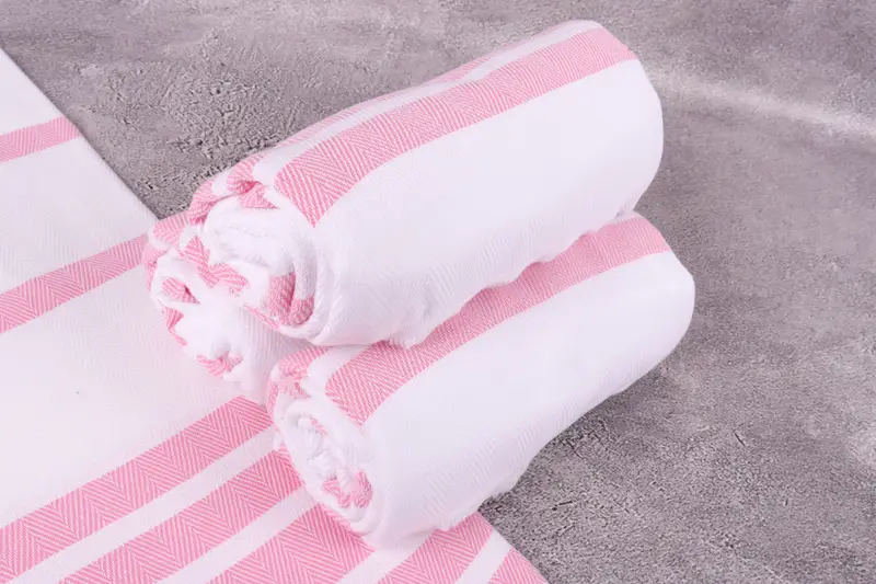 70x40 Cotton Herringbone Towel, Pool Towels, Turkish beach towel with fringe, Bridal Shower Favors, Best Friend Gift, Xmas Gifts, Turkish bath towel - 7