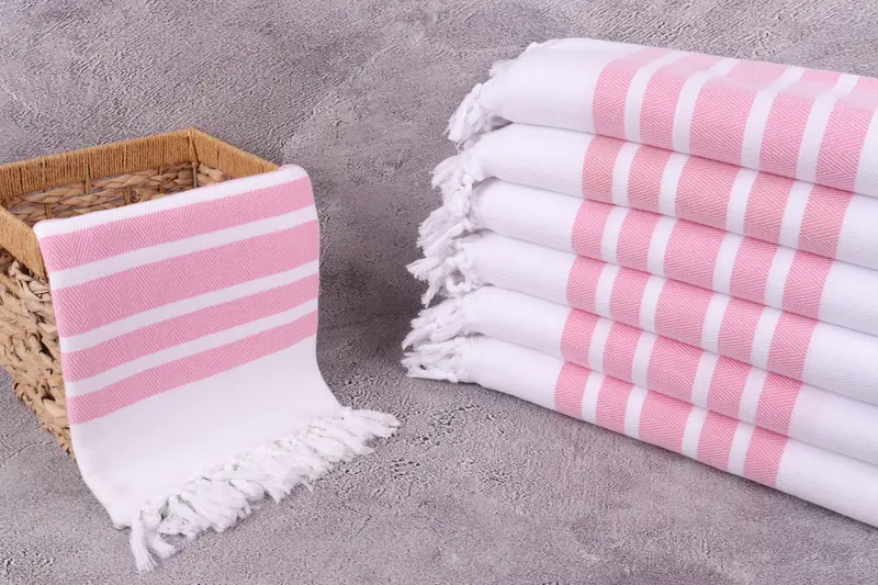 70x40 Cotton Herringbone Towel, Pool Towels, Turkish beach towel with fringe, Bridal Shower Favors, Best Friend Gift, Xmas Gifts, Turkish bath towel - 3