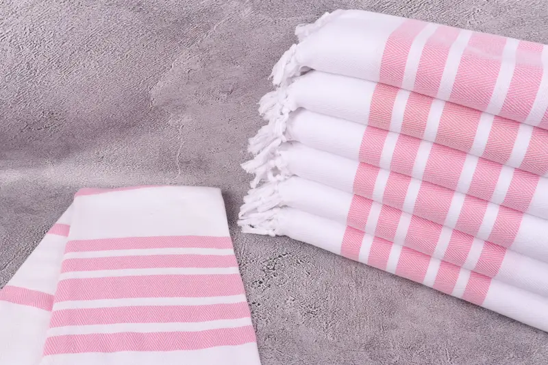 70x40 Cotton Herringbone Towel, Pool Towels, Turkish beach towel with fringe, Bridal Shower Favors, Best Friend Gift, Xmas Gifts, Turkish bath towel - 2