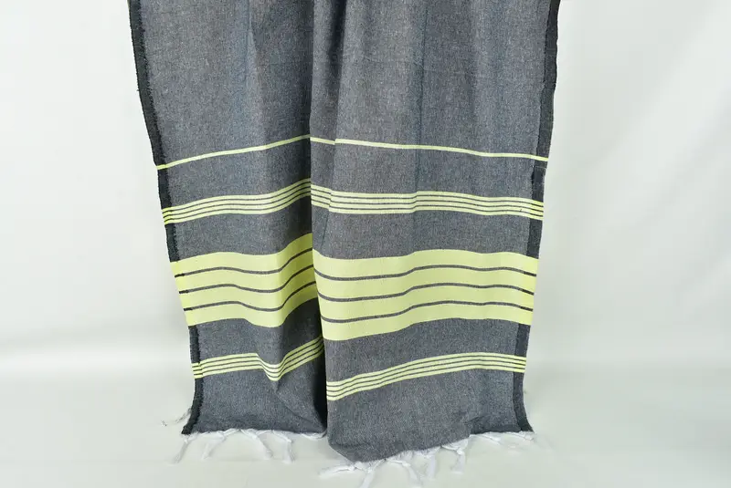 Organic towel, Florida Bachelorette Party Favors, Beach Towel Bulk, Bridesmaid Gifts Personalized, Custom Wedding Gift, 68x36 Cotton Striped Towel - 8