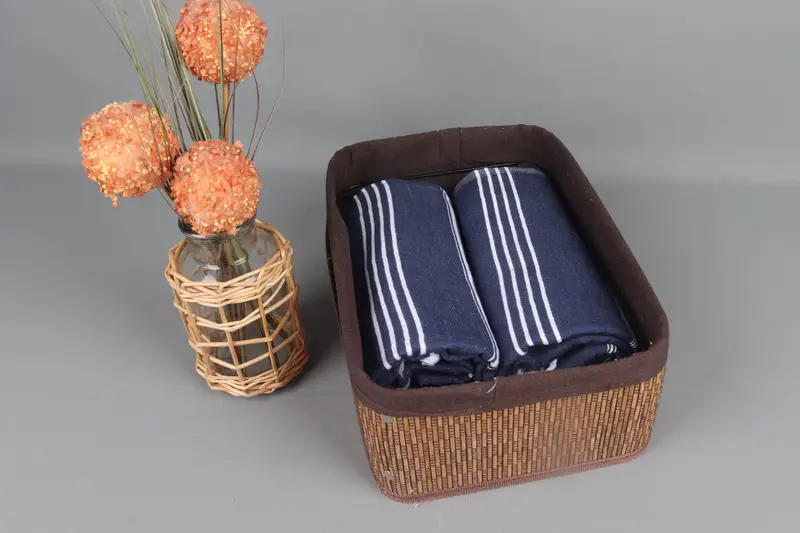 Unique Wedding Gift, Gift For Him, 70x40 Cotton Striped Towel, Bridesmaid Favors, Handmade Gift, Sand-Resistant Peshtemal, Monogram Beach Towel - 4