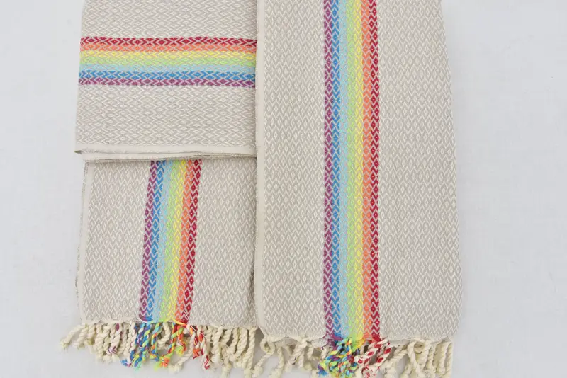 Valentines Day Gift Idea, Bachelorette Party Gift, Bridal Shower Favors, Turkish beach towel with fringe, 70x40 Cotton Diamond Towel, Thin towel - 8