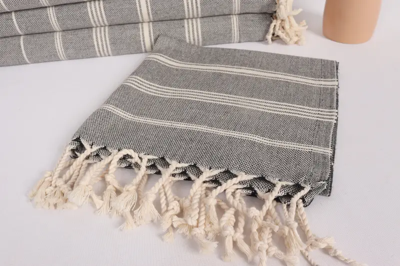 Bridesmaid Gifts, Personalized Gift, Embroidery Towel, 36x24 Cotton Striped Towel, Towel With Name, Anniversary Gift For Her, Turkish Hand Towel - 5
