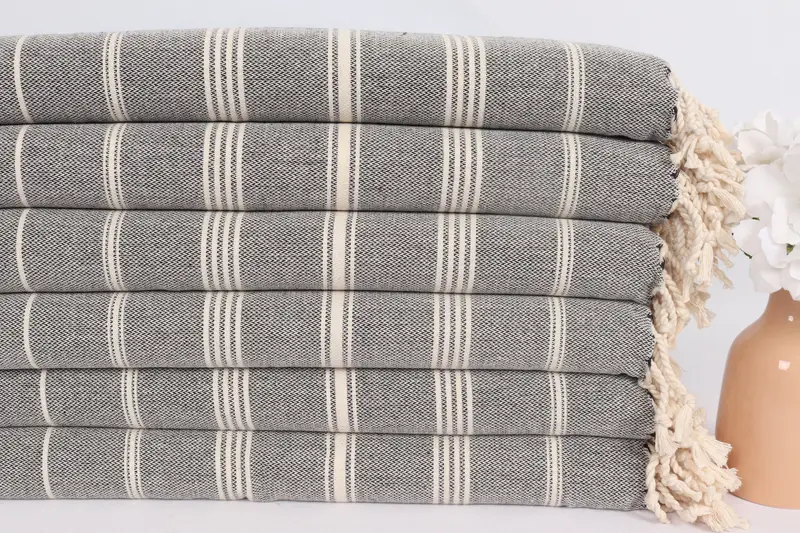 Bridesmaid Gifts, Personalized Gift, Embroidery Towel, 36x24 Cotton Striped Towel, Towel With Name, Anniversary Gift For Her, Turkish Hand Towel - 3