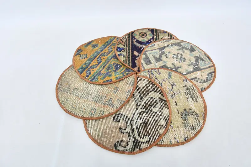 Elegant Beige & Bronze Placemats, Versatile and Stylish Table Decor